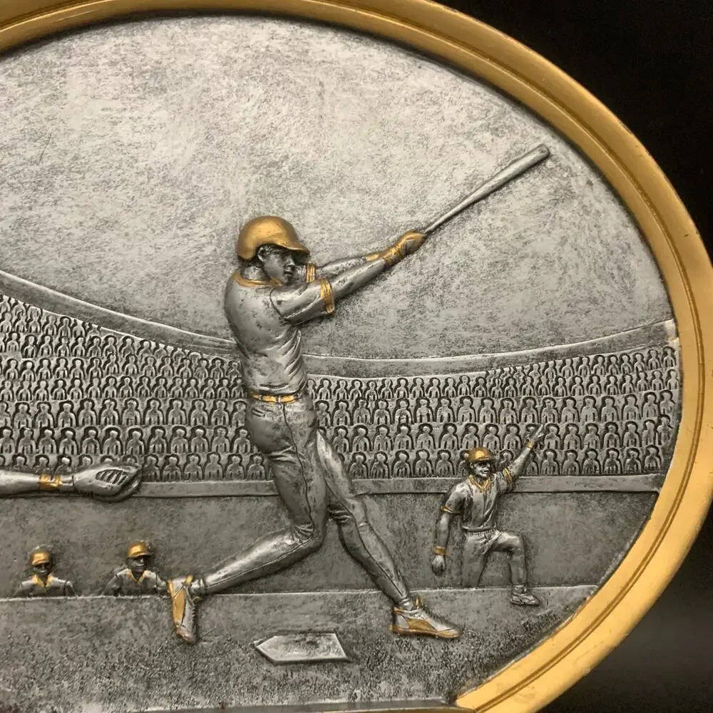 Baseball Player Wall Art Plaque